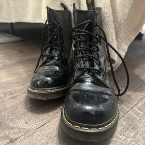 Dr. Martens Black Lace Up Boots